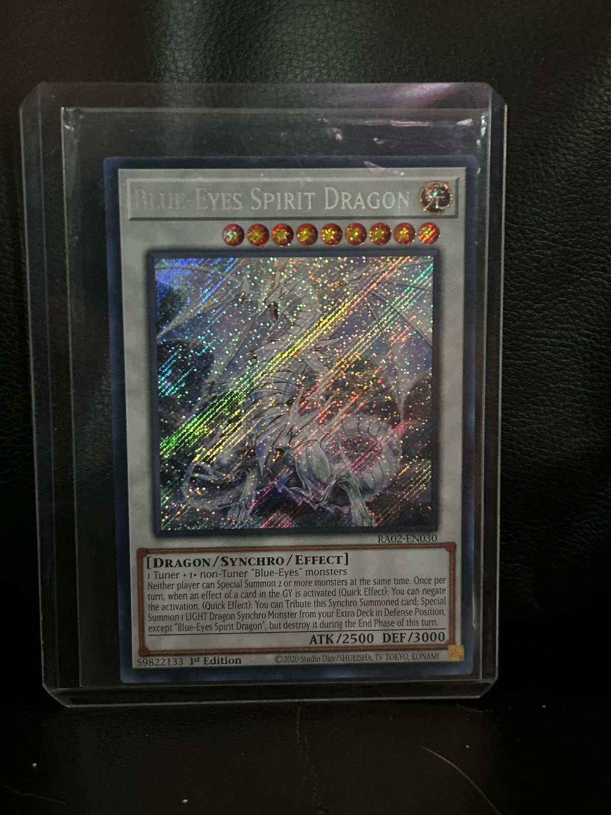 Blue-Eyes Spirit Dragon - RA02-EN030 - Secret Rare - 1st Edition 25th Anniversar