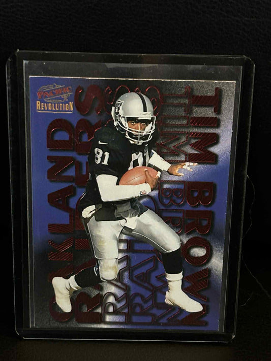 Tim Brown #23 [Red] | 1998 Pacific Revolution Showstoppers Football