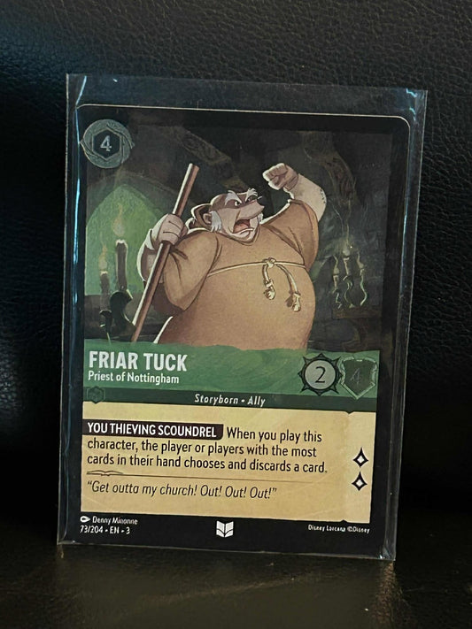 Friar Tuck - Priest of Nottingham - 73/204 - Uncommon - Cold Foil Into the Inkla