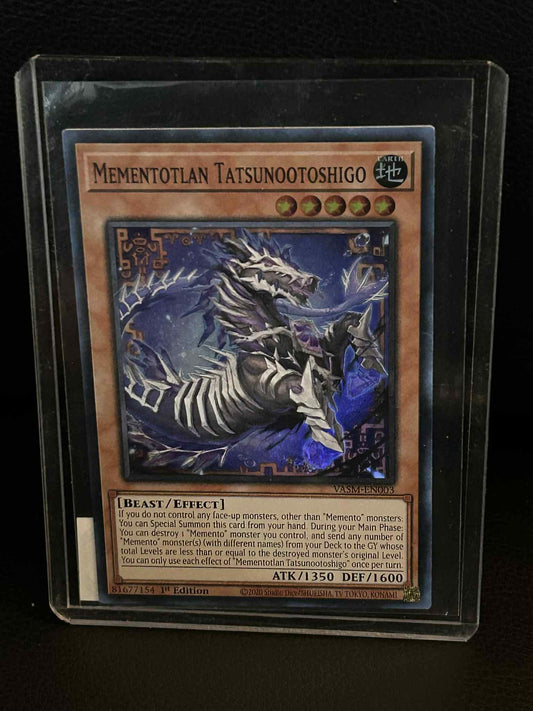 Mementotlan Tatsunootoshigo - VASM-EN003 - Super Rare - 1st Edition Valiant Smas
