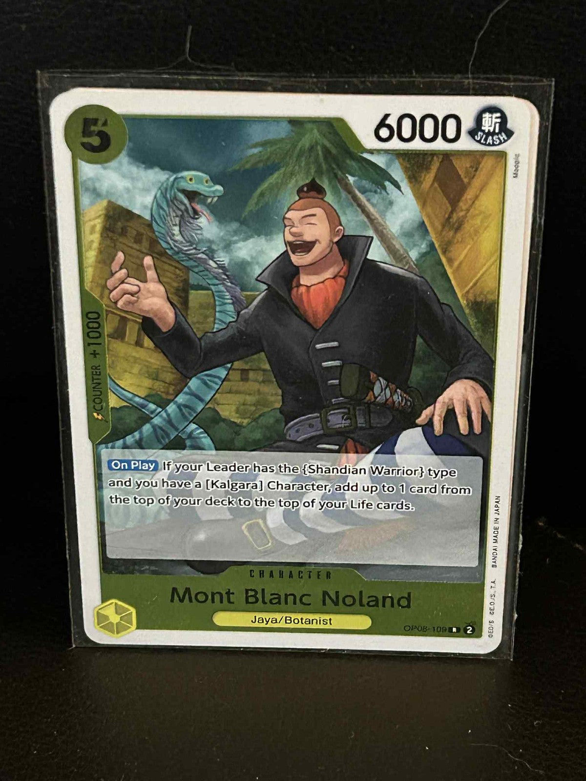Mont Blanc Noland - OP08-109 - R - Foil Two Legends One Piece Lightly Played