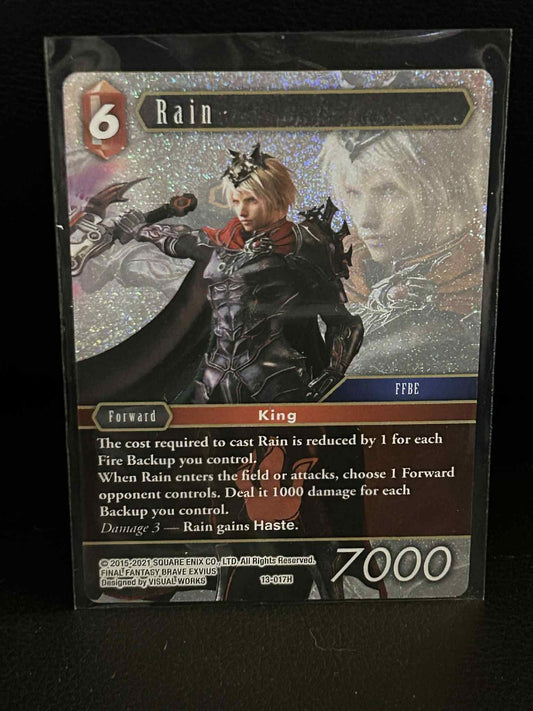 Rain - 13-017H - Foil Opus XIII: Crystal Radiance Final Fantasy Lightly Played