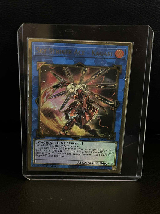 Sky Striker Ace - Kagari - MAGO-EN038 - Premium Gold Rare - 1st Edition Maximum