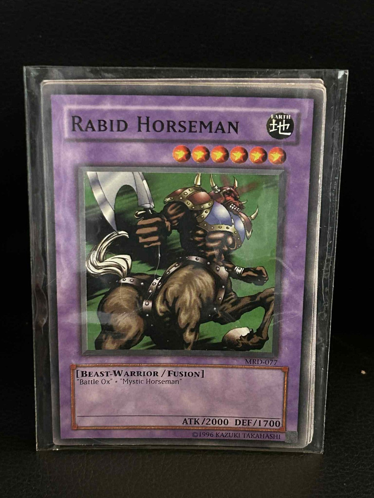 Rabid Horseman - MRD-077 - Common - Unlimited Edition Metal Raiders Yu-Gi-Oh! Mo
