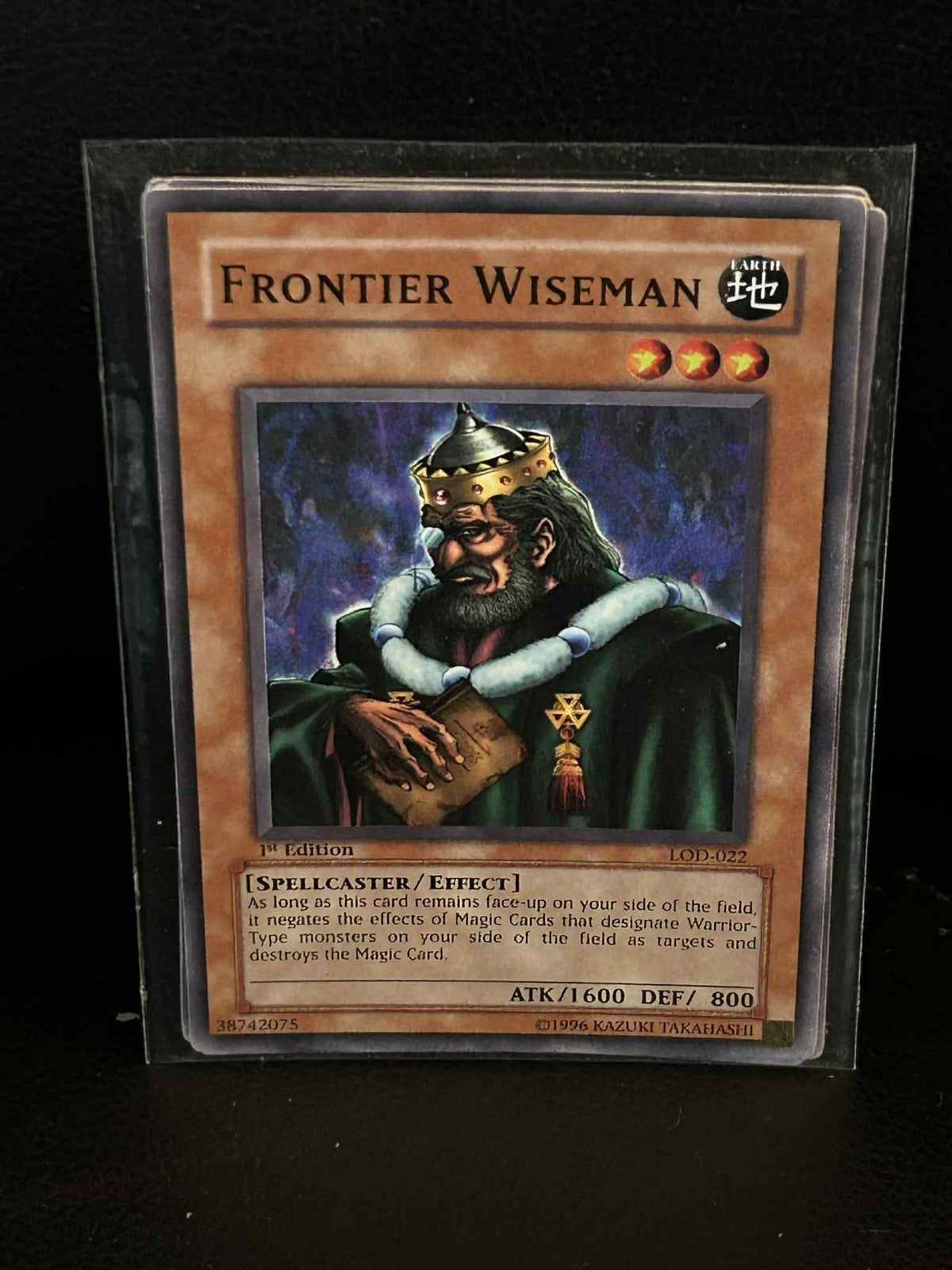 Frontier Wiseman - LOD-022 - Common - 1st Edition Legacy of Darkness Yu-Gi-Oh! M