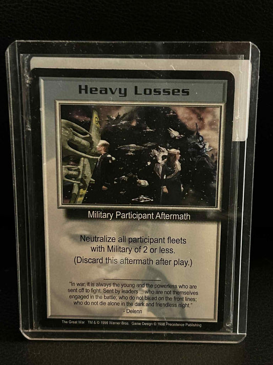 Heavy Losses The Great War Babylon 5 Light Play