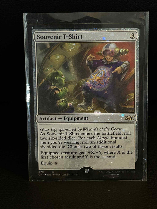 Souvenir T-Shirt - Galaxy Foil Unfinity Magic: The Gathering Lightly Played, Eng