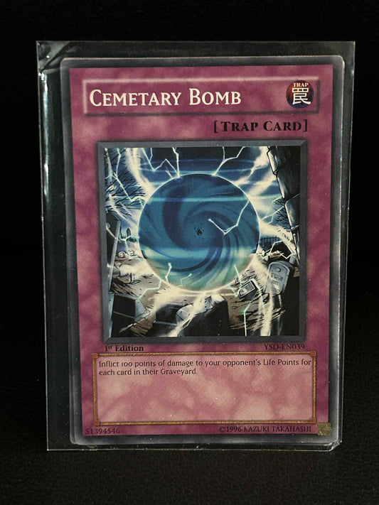 Cemetary Bomb - YSD-EN039 - Common - 1st Edition 2006 Starter Deck Yu-Gi-Oh! Mod