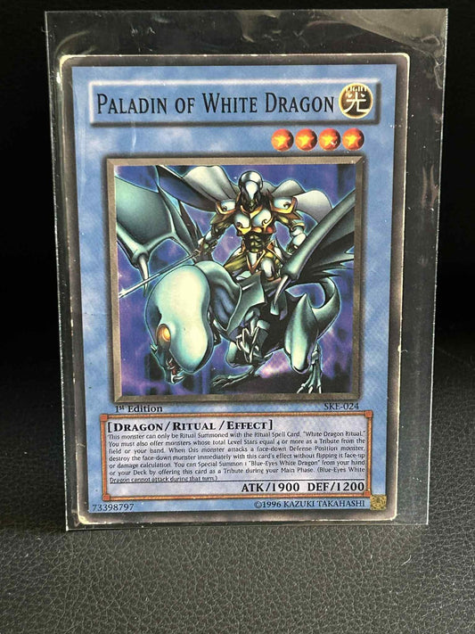 Paladin of White Dragon - SKE-024 - Common - 1st Edition Kaiba Evolution Yu-Gi-O