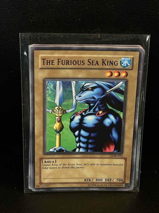 The Furious Sea King - LOB-033 - Common - Unlimited Edition Legend of Blue Eyes