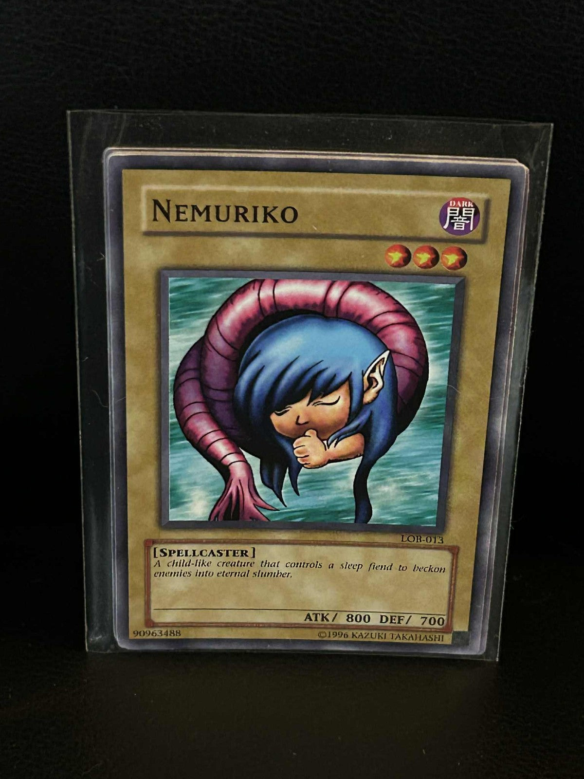 Nemuriko - LOB-013 - Common - Unlimited Edition Legend of Blue Eyes White Dragon