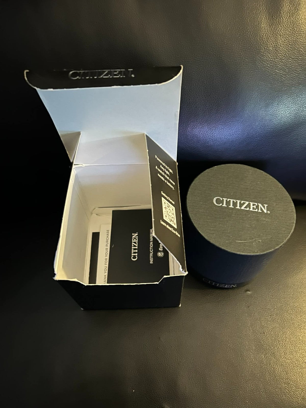 Citizen AT2447-01E Eco-Drive Sport 45mm Herrenuhr aus schwarzem Edelstahl