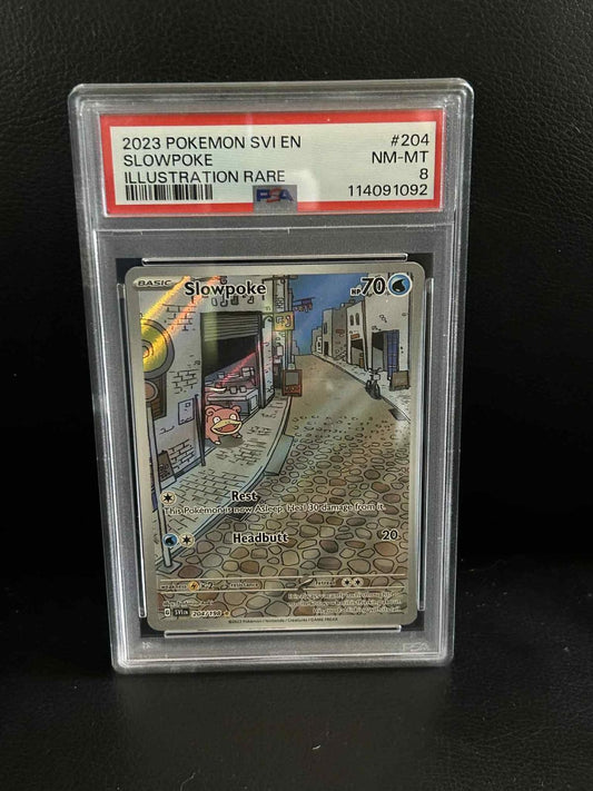 Slowpoke - 204/198 - Illustration Rare Scarlet & Violet - Base Set Pokemon Grade