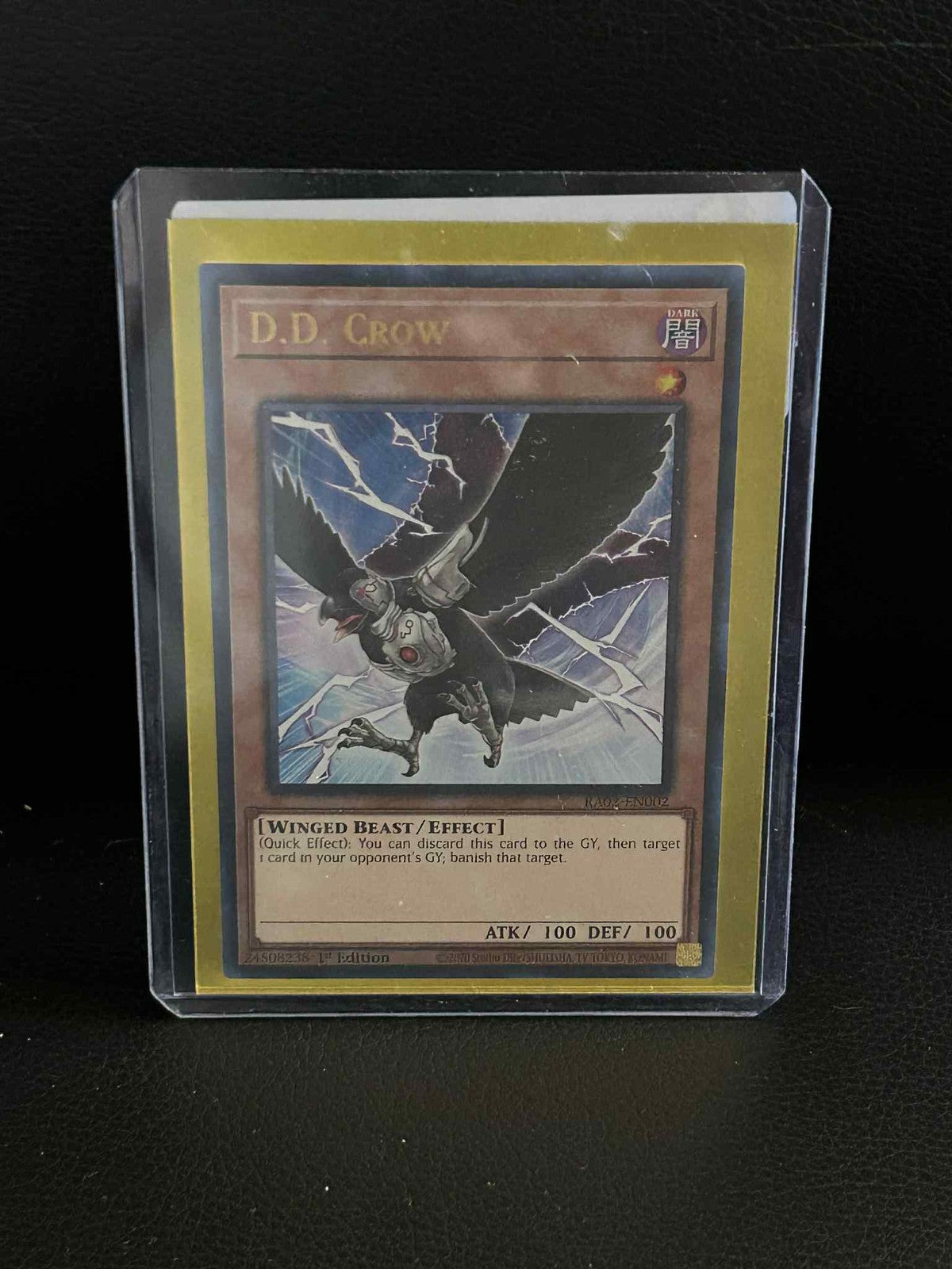 D.D. Crow - RA02-EN002 - Prismatic Ultimate Rare - 1st Edition 25th Anniversary