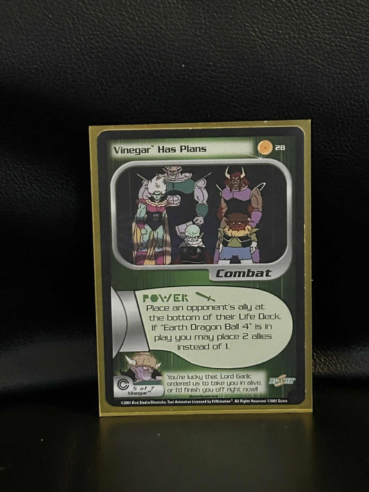 Vinegar Has Plans - 28 - Limited Edition Trunks Saga Dragon Ball Z Moderately Pl Sammelkarte