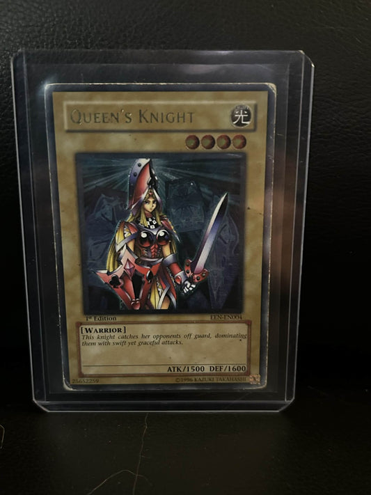 Queen's Knight - EEN-EN004 - Ultimate Rare - 1st Edition Elemental Energy Yu-Gi-