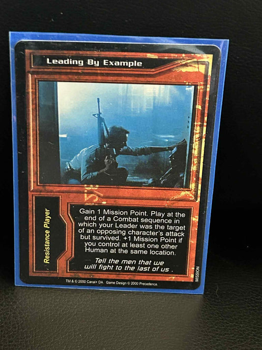 Leading By Example Base Set Terminator Light Play