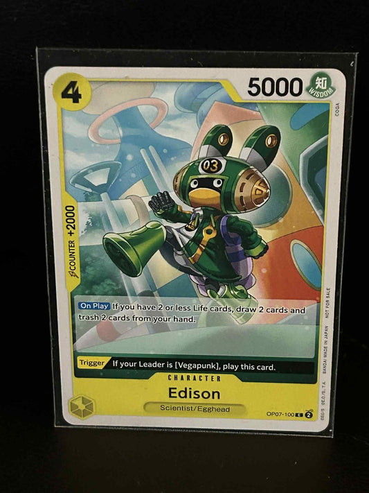 Edison (Tournament Pack 2024 Oct.-Dec.) - OP07-100 - C Promotion Cards One Piece