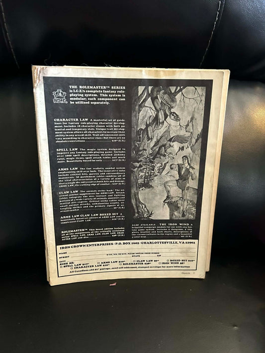 Rolemaster RPG Dragon Magazine I.C.E.'s Complete Fantasy February 1983