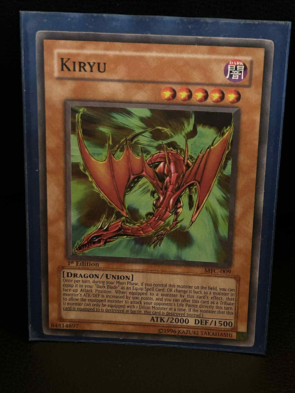 Kiryu - MFC-009 - Common - 1st Edition Magician's Force Yu-Gi-Oh! Moderately Pla