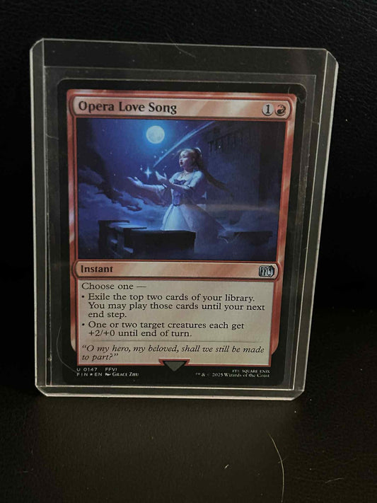 Opera Love Song - Foil Final Fantasy Magic: the Gathering Lightly Played, Englis