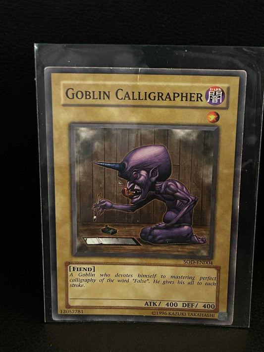 Goblin Calligrapher - SOD-EN004 - Common - Unlimited Edition Soul of the Duelist