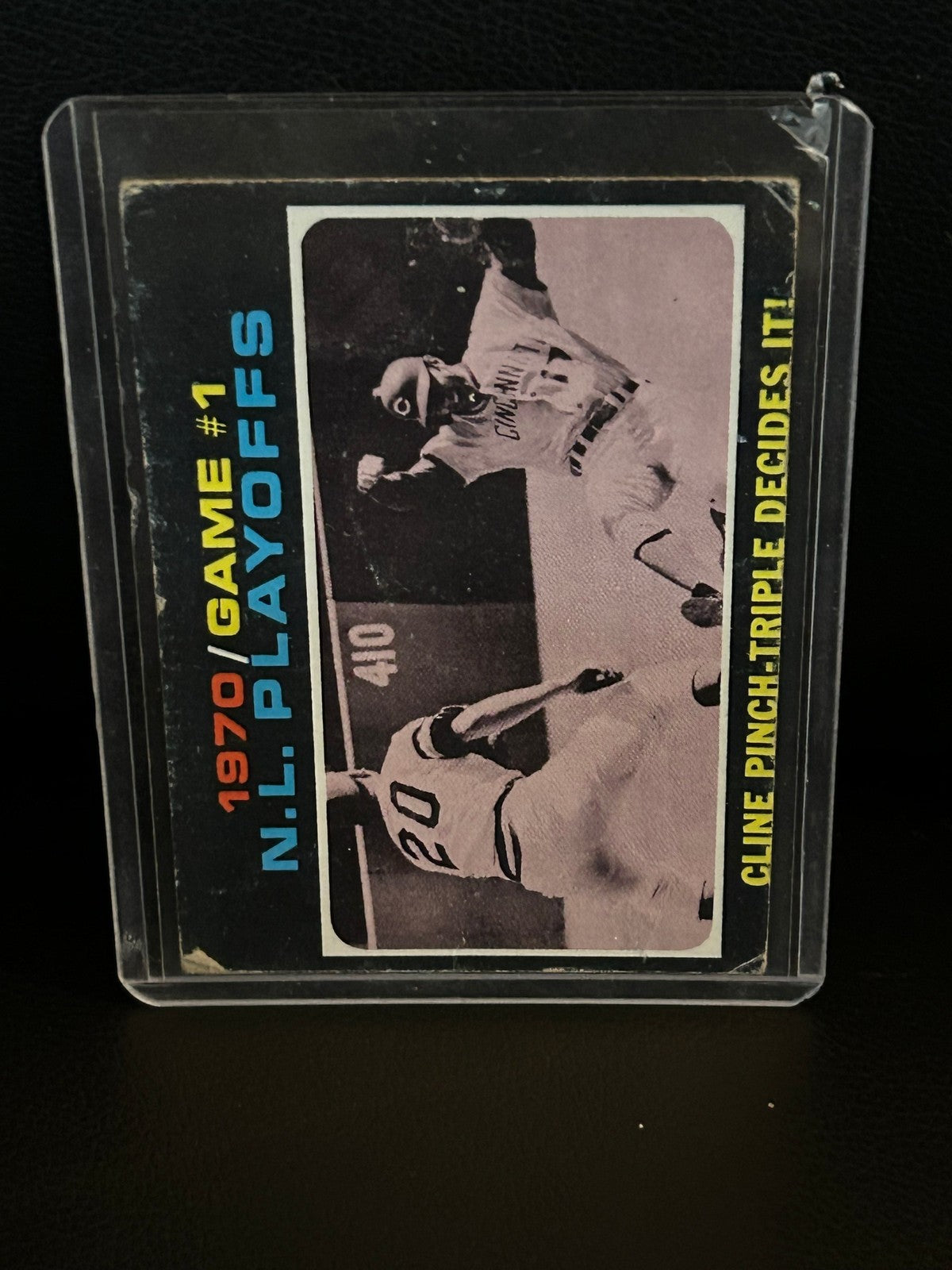 NL Playoff Game 1 #199 1971 Topps Baseball Moderately Played