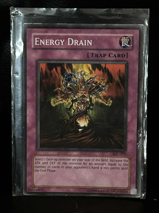 Energy Drain - IOC-055 - Common - Unlimited Edition Invasion of Chaos Yu-Gi-Oh!