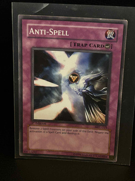 Anti-Spell - MFC-103 - Common - 1st Edition Magician's Force Yu-Gi-Oh!