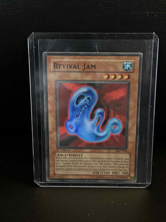 Revival Jam - LON-006 - Super Rare - 1st Edition Labyrinth of Nightmare Yu-Gi-Oh