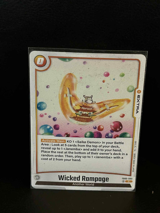 Wicked Rampage - FB05-093 - C New Adventure Dragon Ball Super: Fusion World Ligh