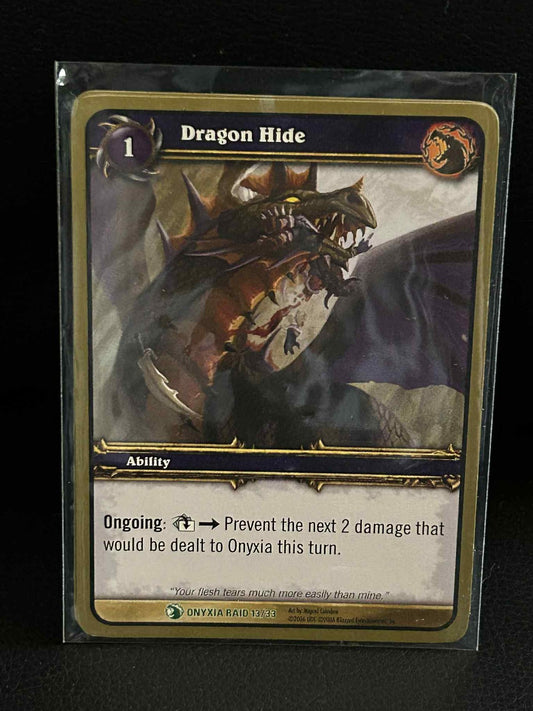 Dragon Hide Onyxia's Lair World of Warcraft Lightly Played