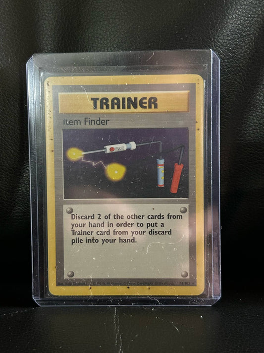 Item Finder - 74/102 - Rare - Shadowless Edition Base Set (Shadowless) Pokemon D