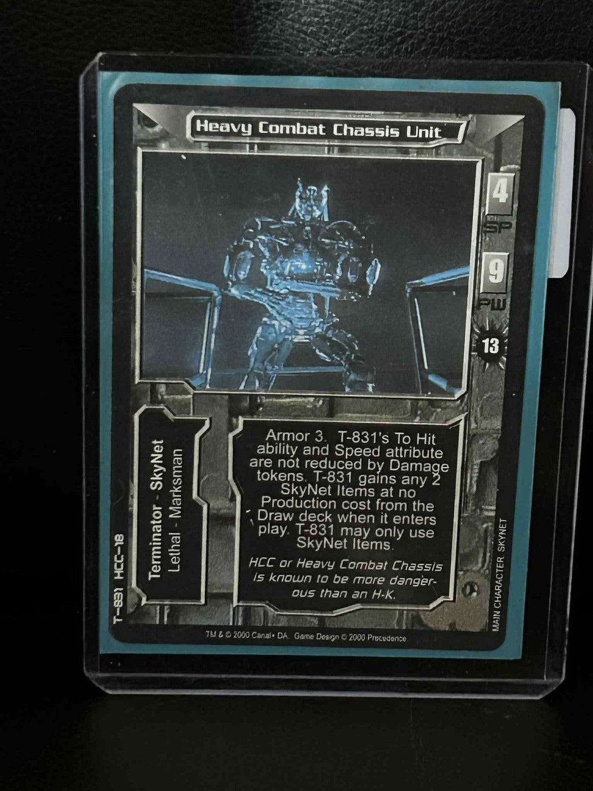 Heavy Combat Chassis Unit Base Set Terminator Light Play