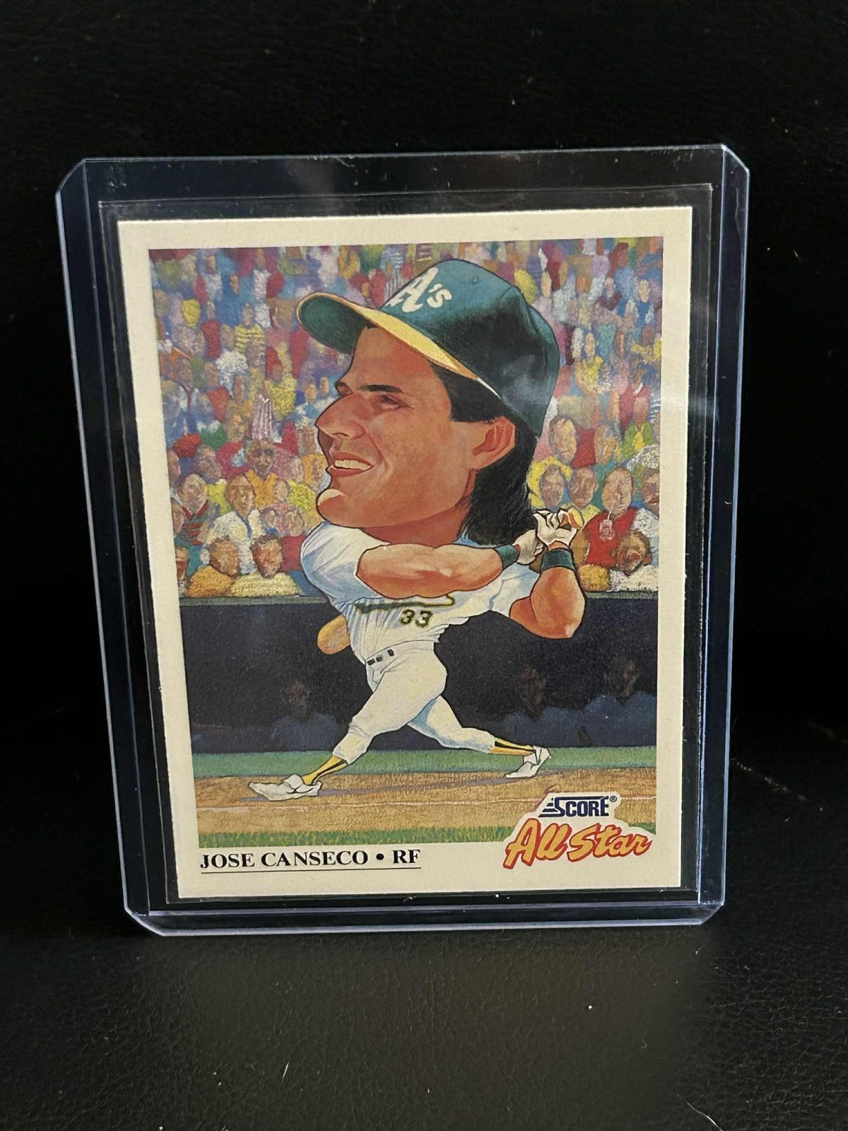 Jose Canseco #398 1991 Score Baseball Moderately Played
