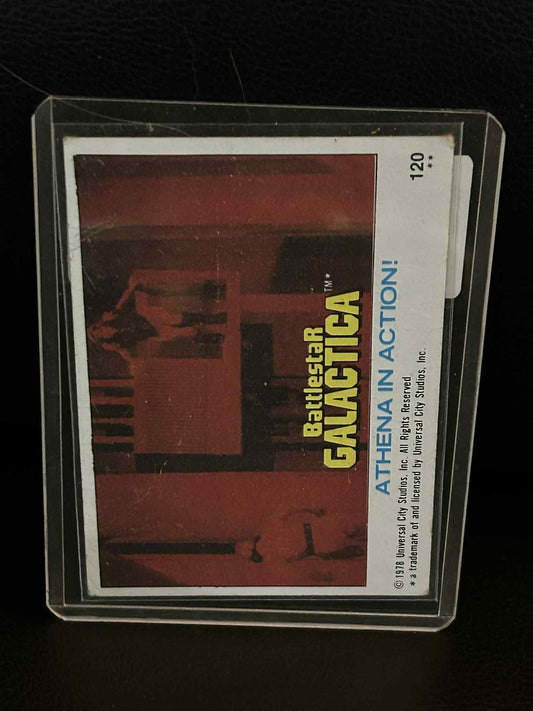 Athena in Action! #120 1978 Topps Battlestar Galactica Moderately Played