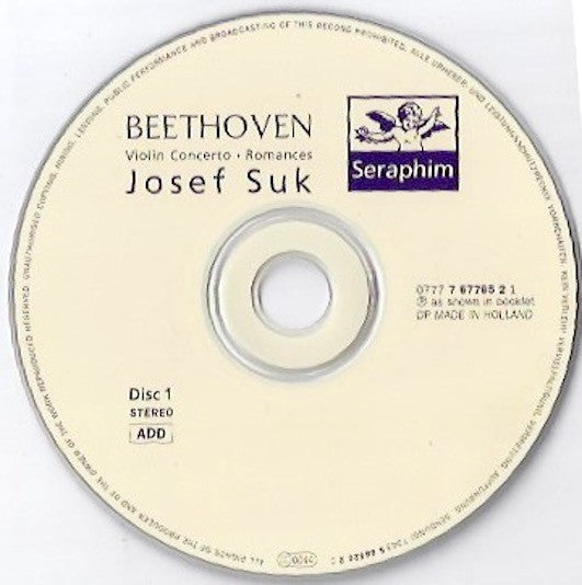 Ludwig van Beethoven, Josef Suk, Youri Egorov - Violin Concerto / Piano Concerto
