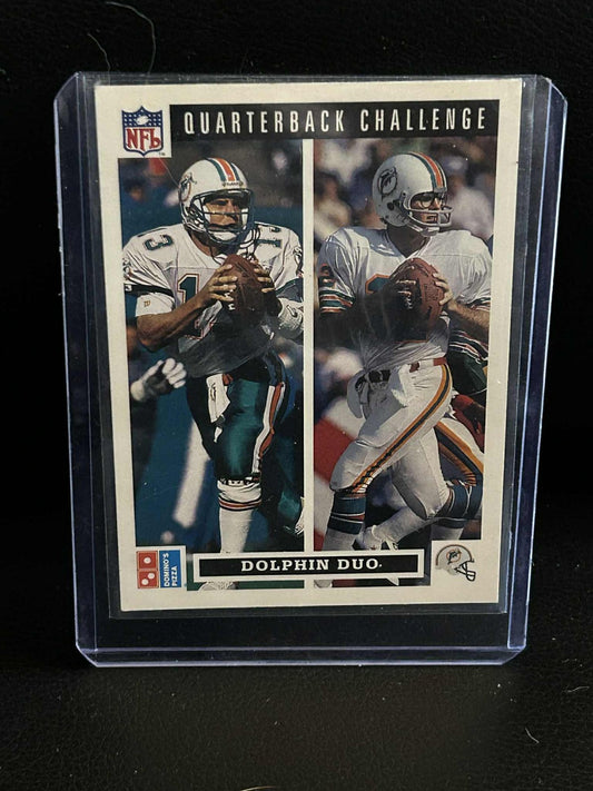 Dolphin Duo #49 | 1991 Upper Deck Domino's Quarterbacks Football