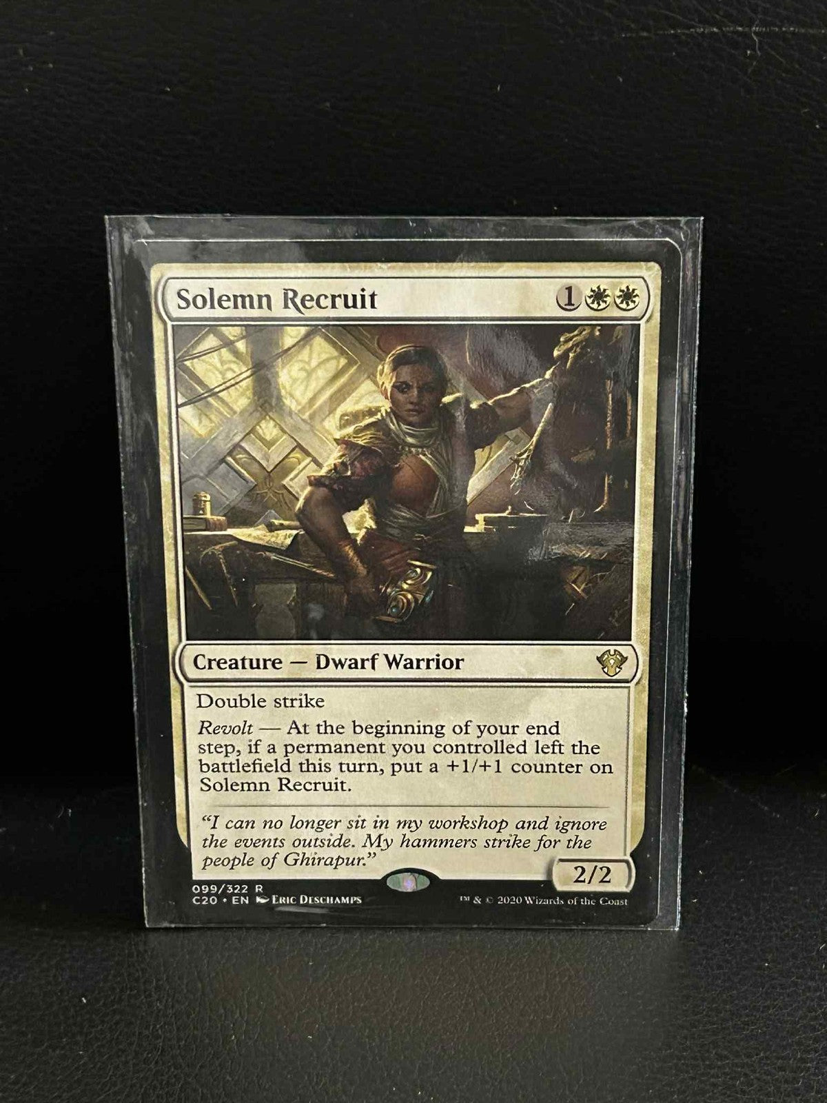 Solemn Recruit Commander 2020 Magic: The Gathering Lightly Played, English