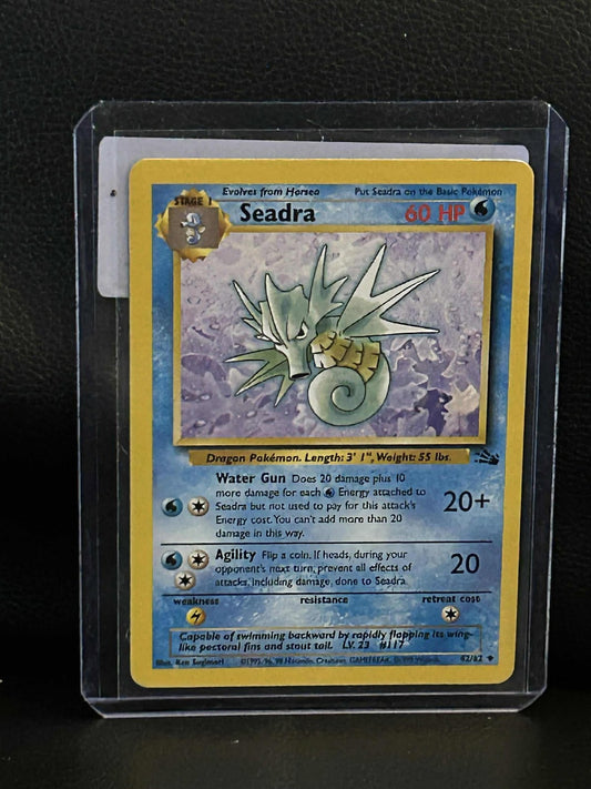 Seadra - 42/62 - Uncommon - Unlimited Edition Fossil Pokemon