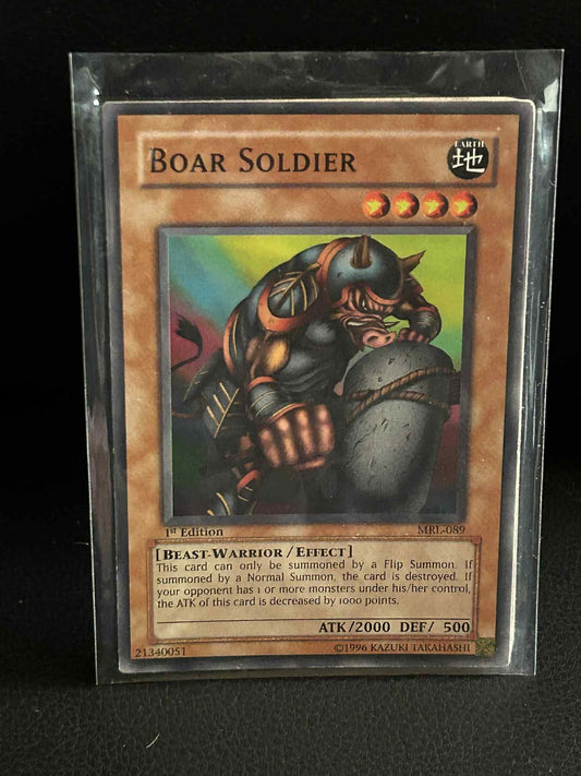 Boar Soldier - MRL-089 - Common - 1st Edition Magic Ruler Yu-Gi-Oh! Moderately P