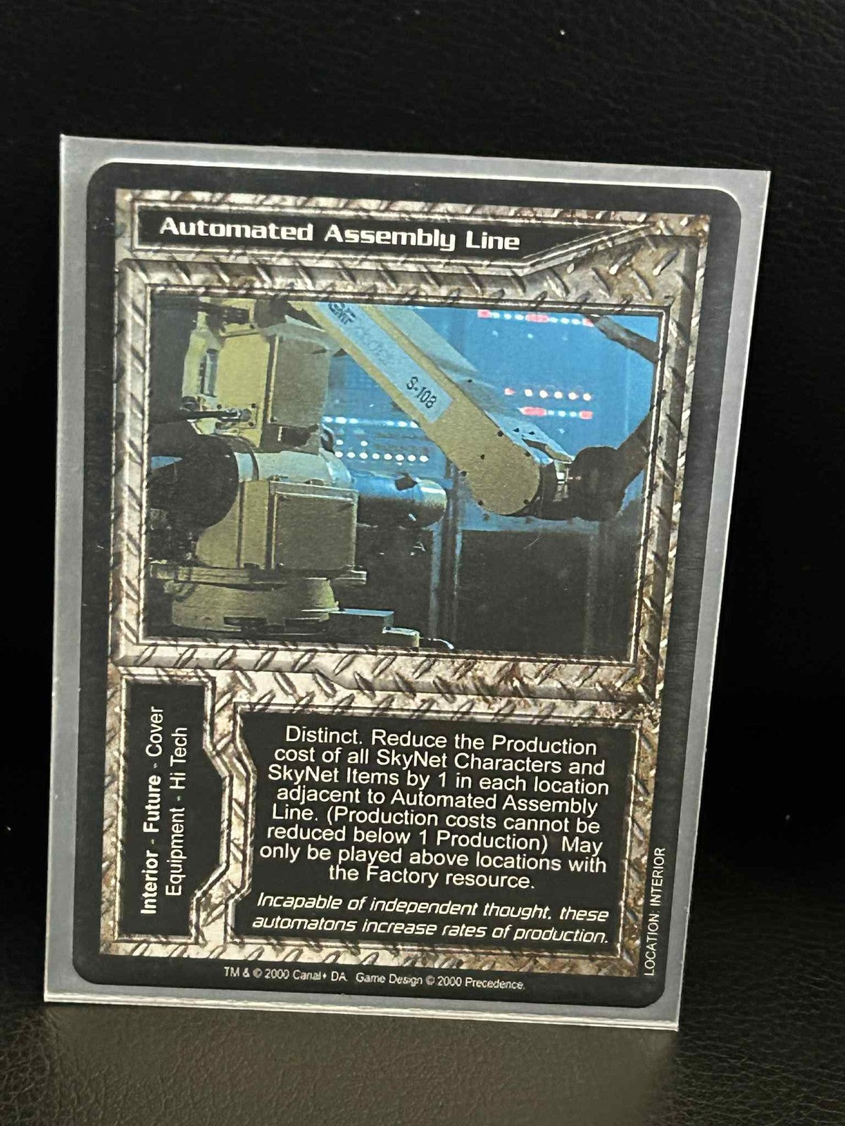 Automated Assembly Line Base Set Terminator Light Play