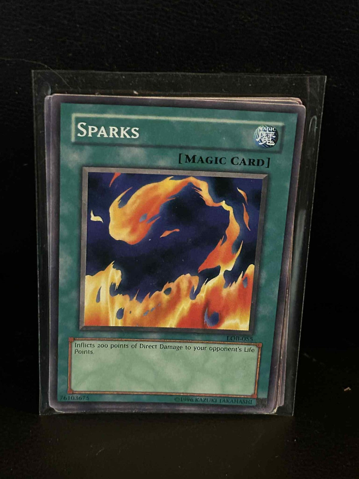 Sparks - LOB-055 - Common - Unlimited Edition Legend of Blue Eyes White Dragon Y