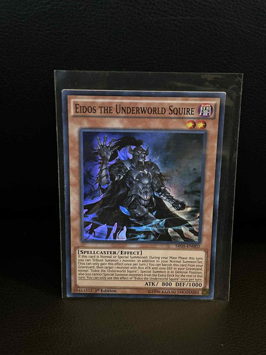 Eidos the Underworld Squire - SR01-EN002 - Super Rare - 1st Edition Structure De
