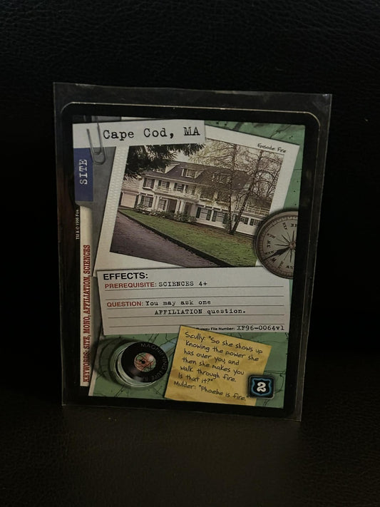 Cape Cod, MA Premier Edition X-Files Light Play