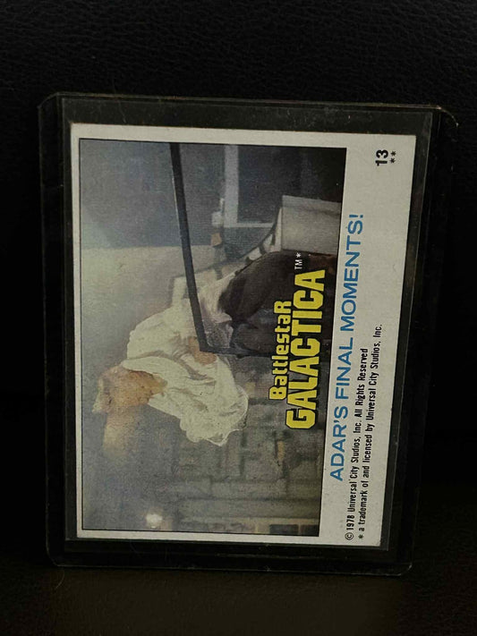 Adar's Final Moments! #13 1978 Topps Battlestar Galactica Moderately Played