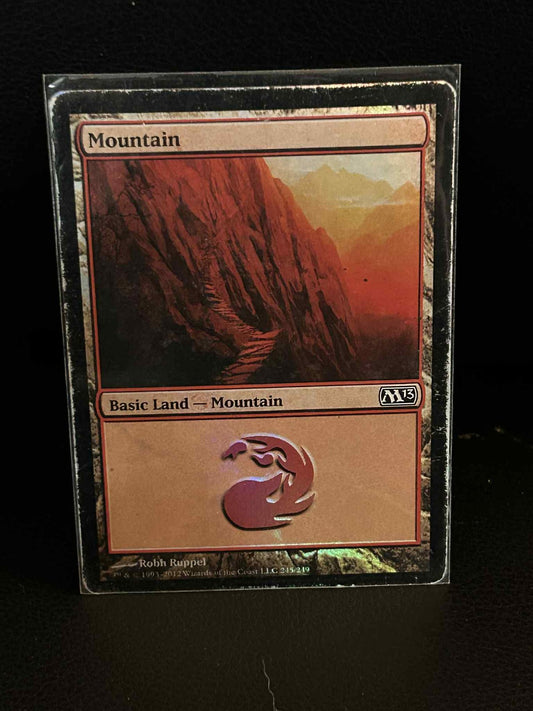 Mountain (245) - Foil Magic 2013 Magic: The Gathering