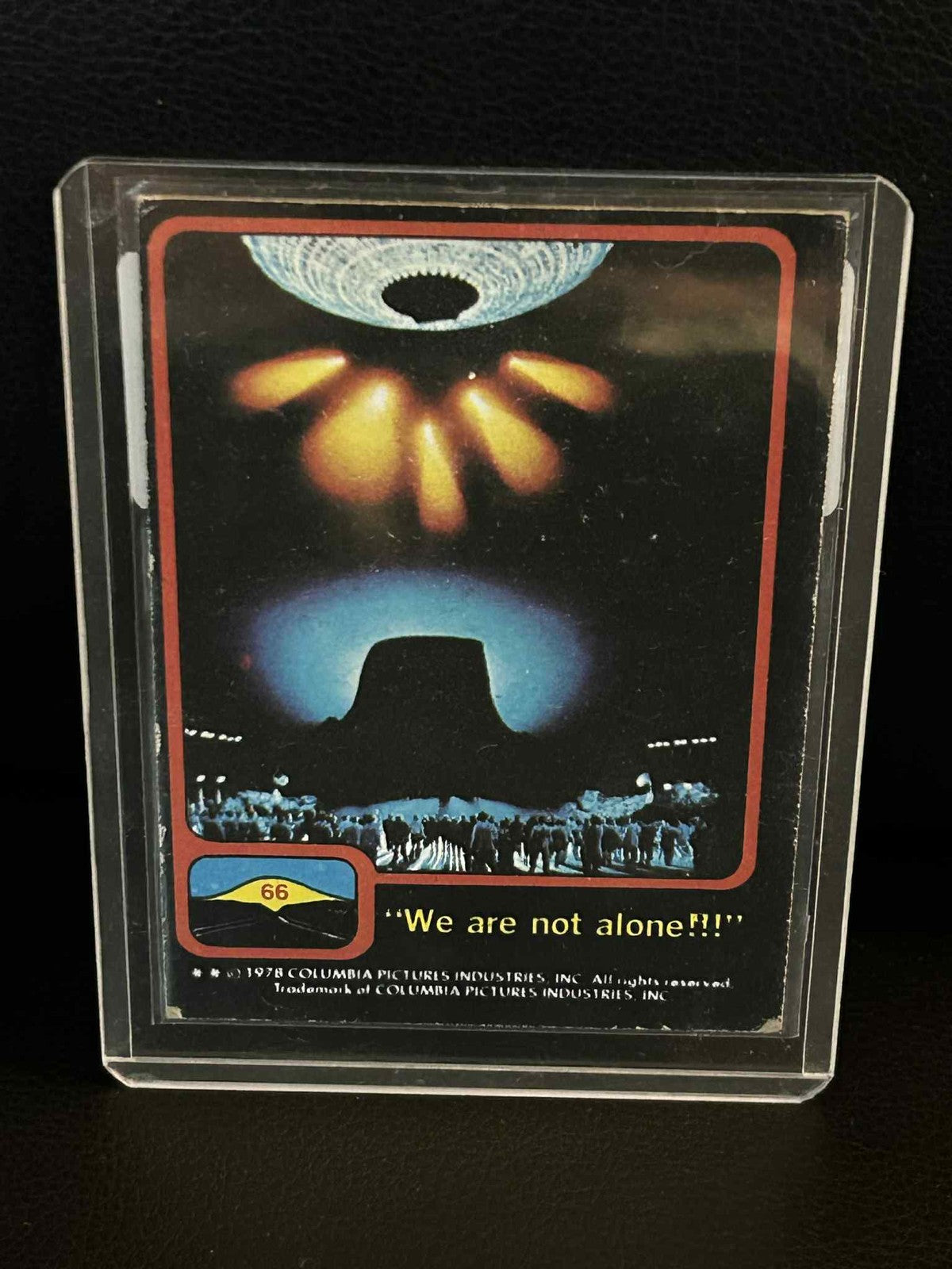 "We Are Not Alone!!!" #66 1978 Topps Unheimliche Begegnung der dritten Art Stark gehandelte Sammelkarte