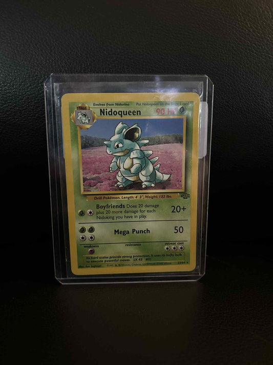 Nidoqueen - 23/64 - Rare - Unlimited Edition Jungle Pokemon Moderately Played, E