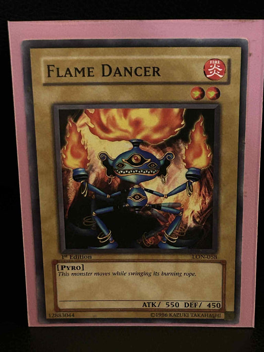 Flame Dancer - LON-058 - Common - 1st Edition Labyrinth of Nightmare Yu-Gi-Oh! M